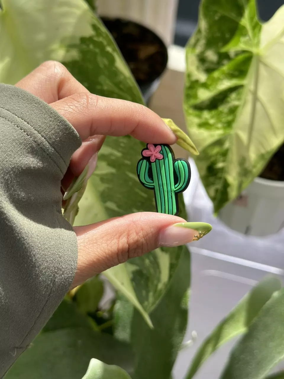 Cactus croc charm thumbnail