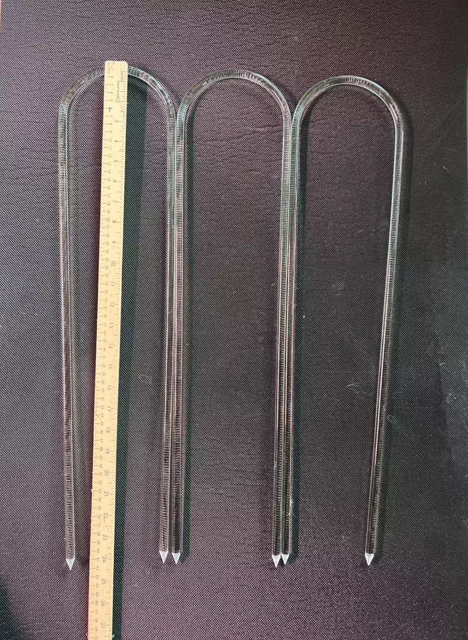 (set of 3) nice and tall 24” pointed tip acrylic trellises thumbnail