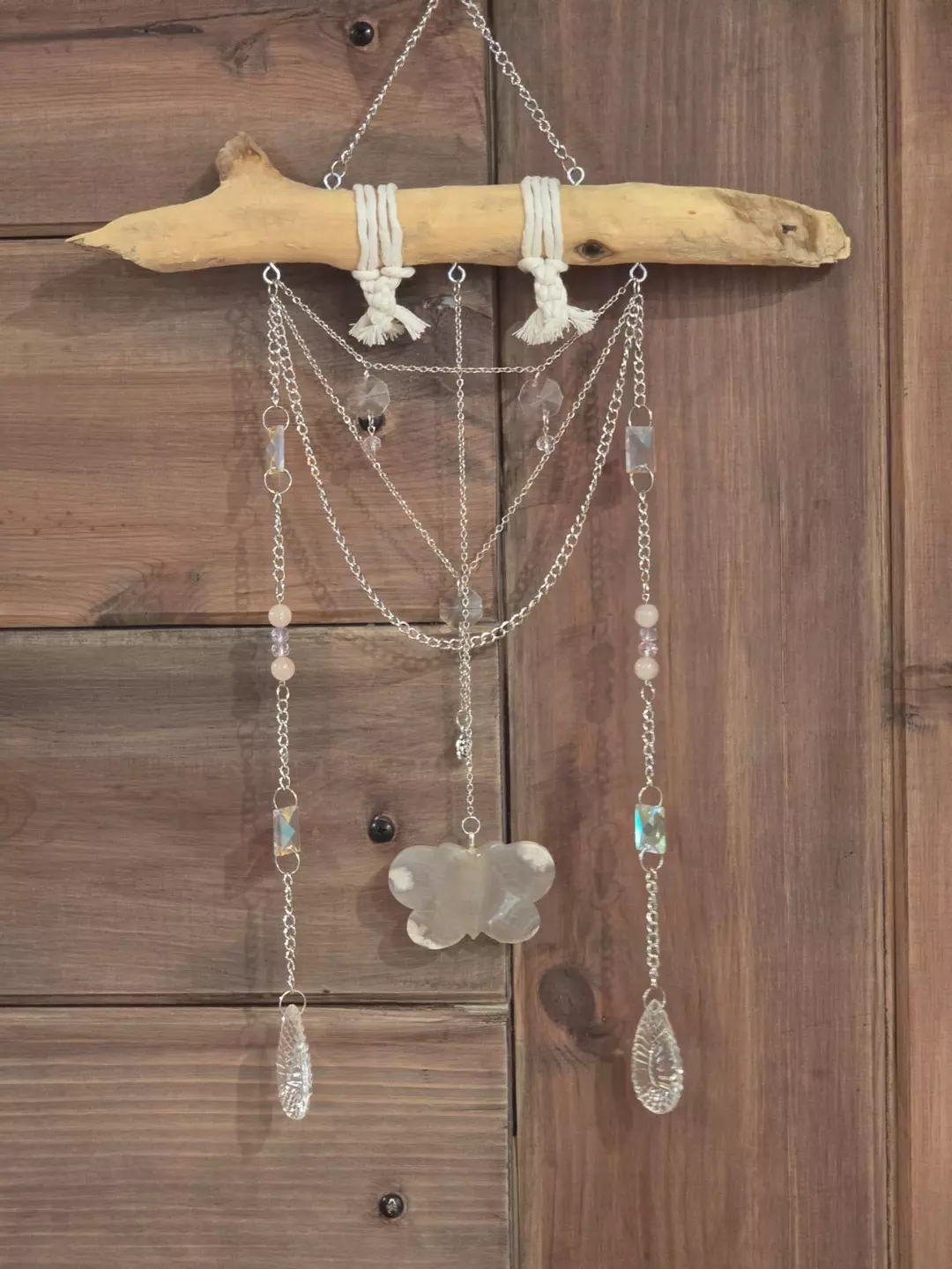 Flower Agate Butterfly Suncatcher thumbnail