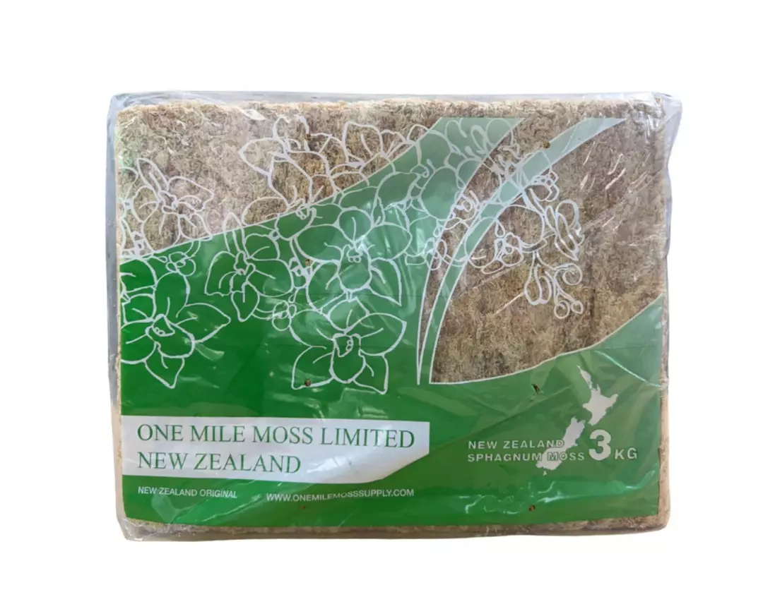 One Mile New Zealand AA+ long strand sphagnum moss thumbnail