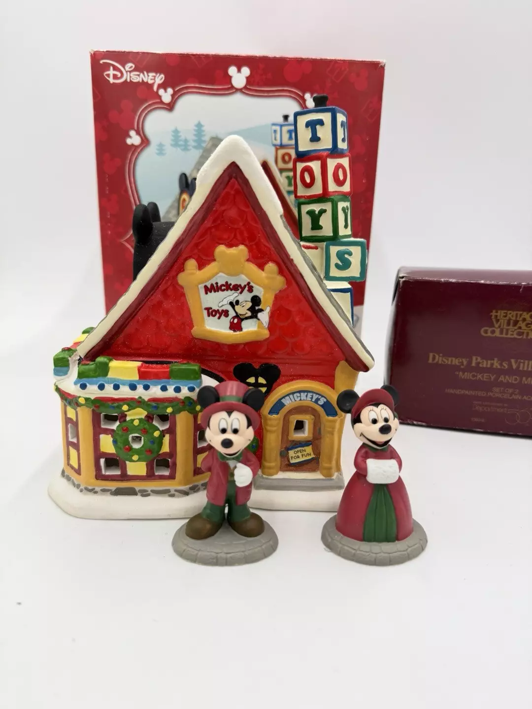 Department 56 Disney MICKEY'S TOY STORE Mickey's Merry Christmas Village thumbnail