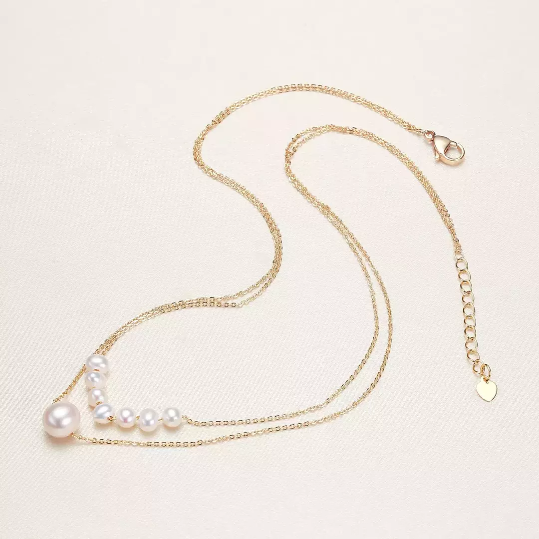 S925 necklace no pearl including no making fee  thumbnail
