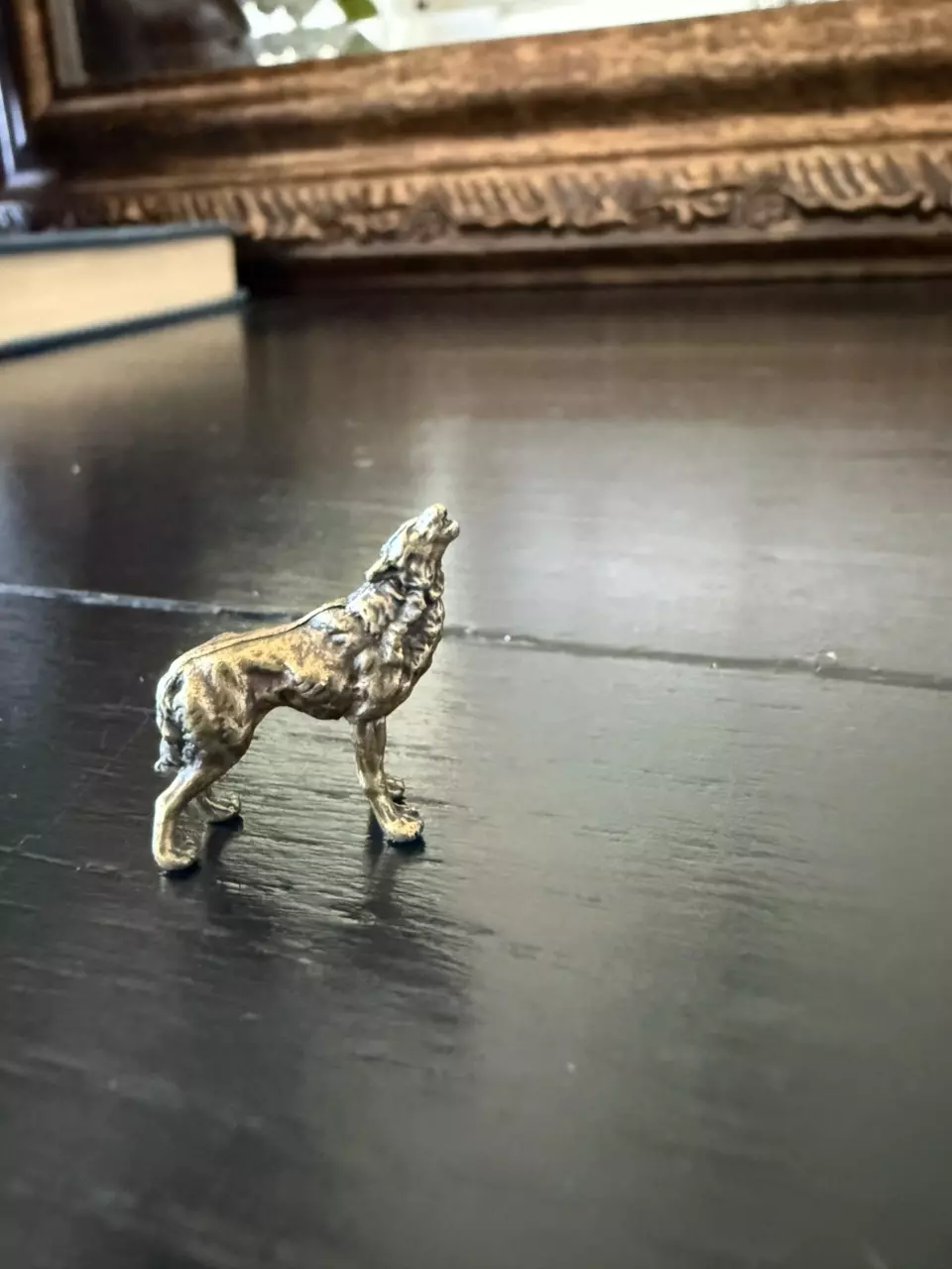 Mini Brass Wolf thumbnail