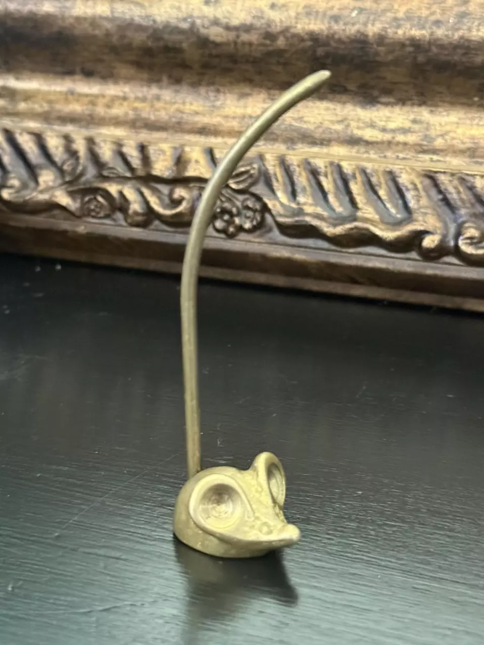 Mini Brass Mouse with Long tail thumbnail