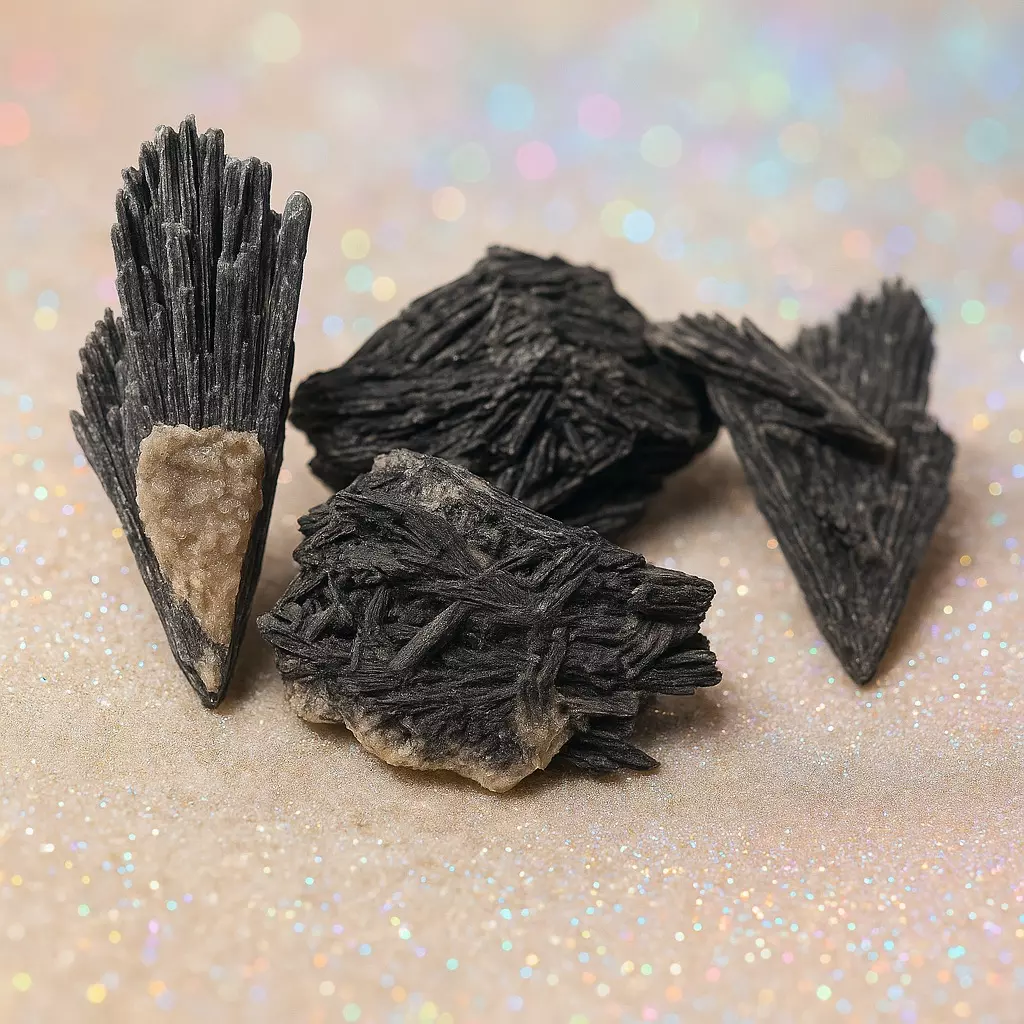 Black kyanite broom 1pc thumbnail