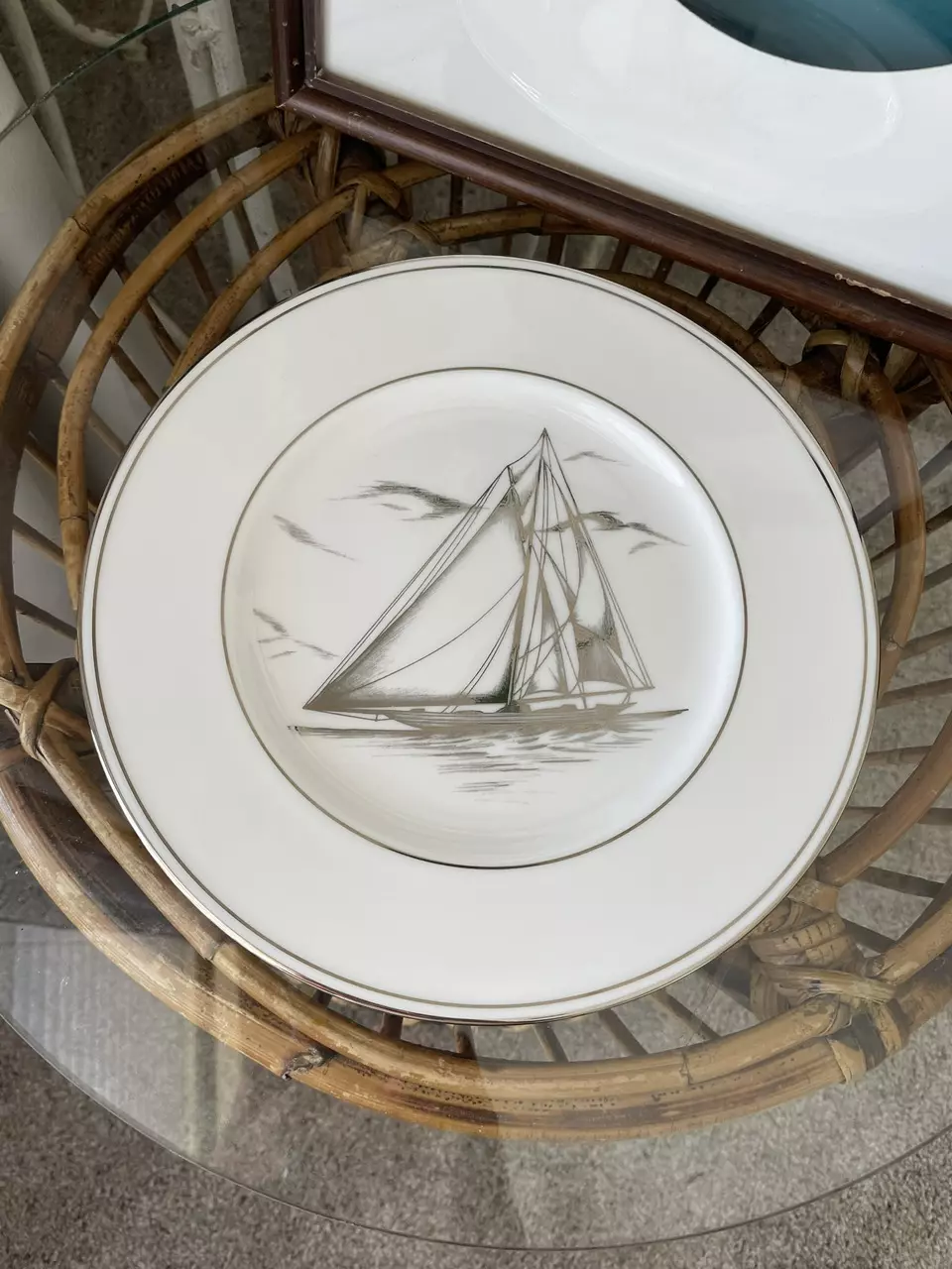 Lenox Federal Platinum Ship Plate thumbnail