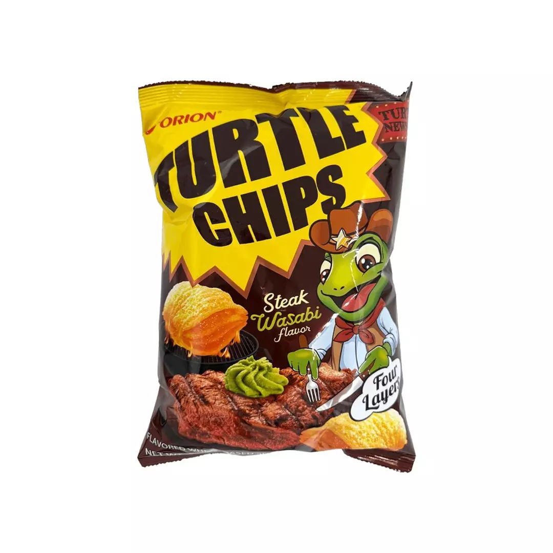 Turtle Chips Steak Wasabi (Korea) thumbnail
