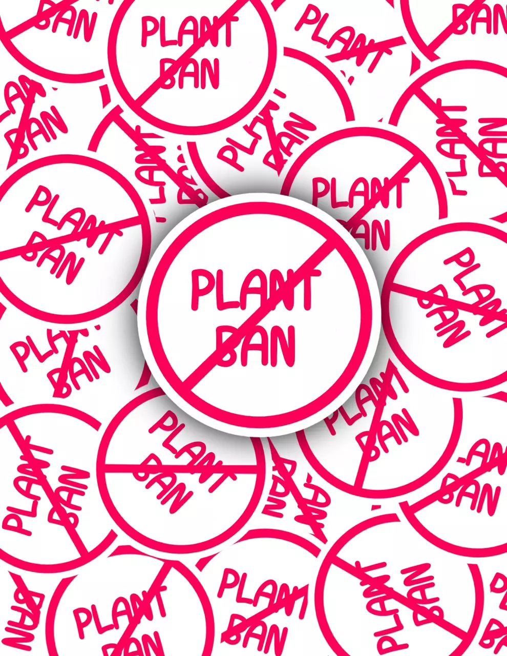 Anti Plant Ban Sticker thumbnail