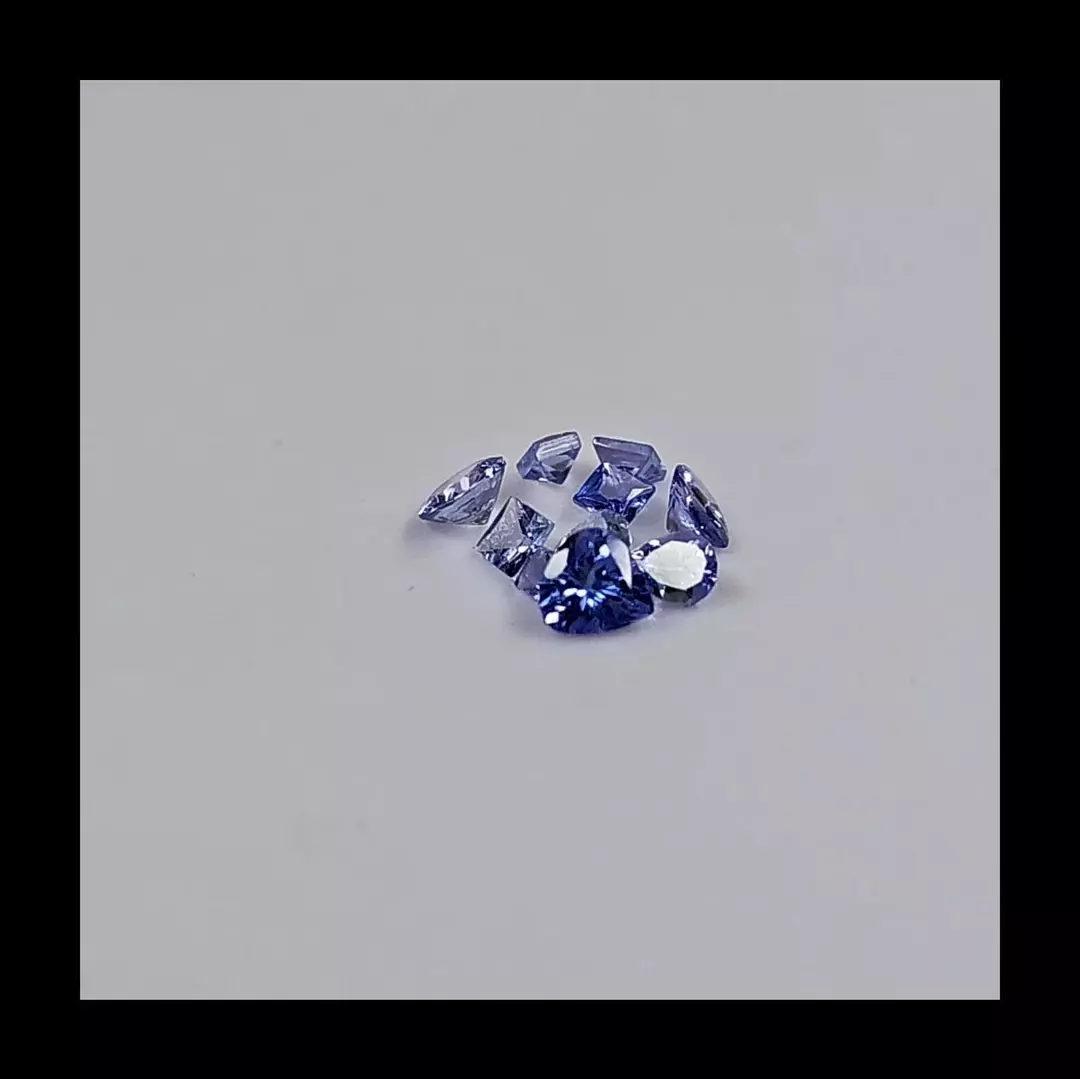 #46 Tanzanite Loose Gemstones Mix 10 pcs. app. 1.28 ctw. thumbnail