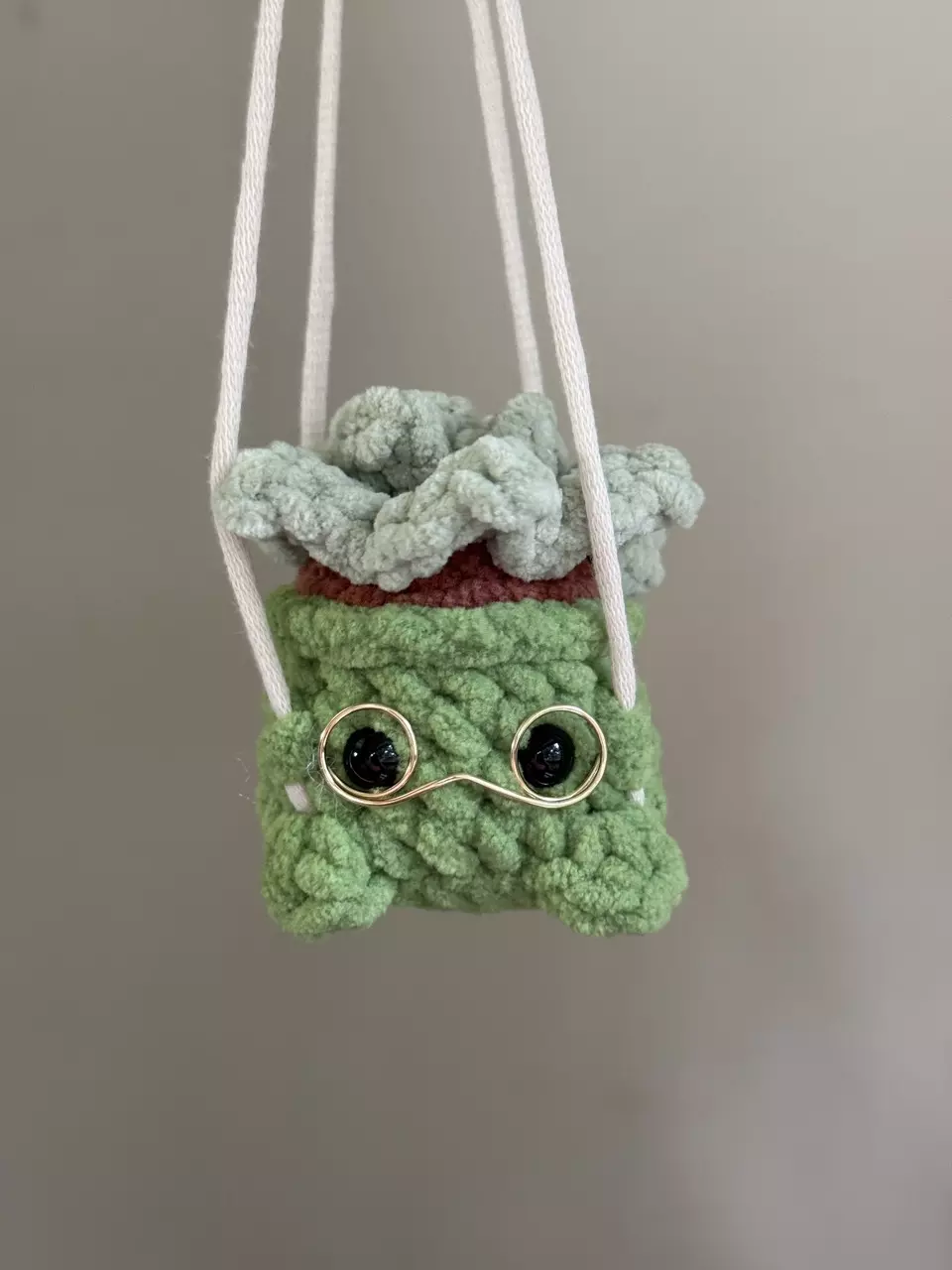 Suki the succulent - hanging plant, greens thumbnail