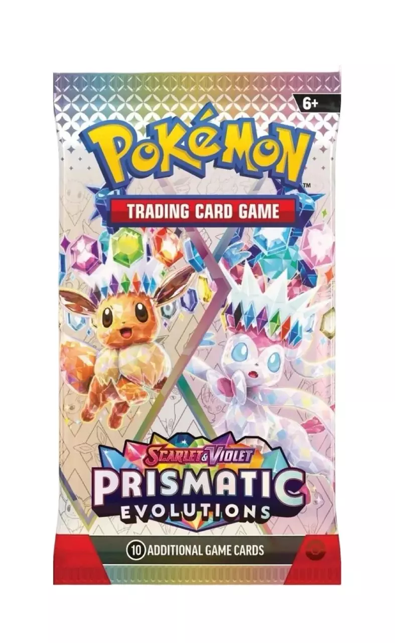 Prismatic evolutions single booster pack thumbnail