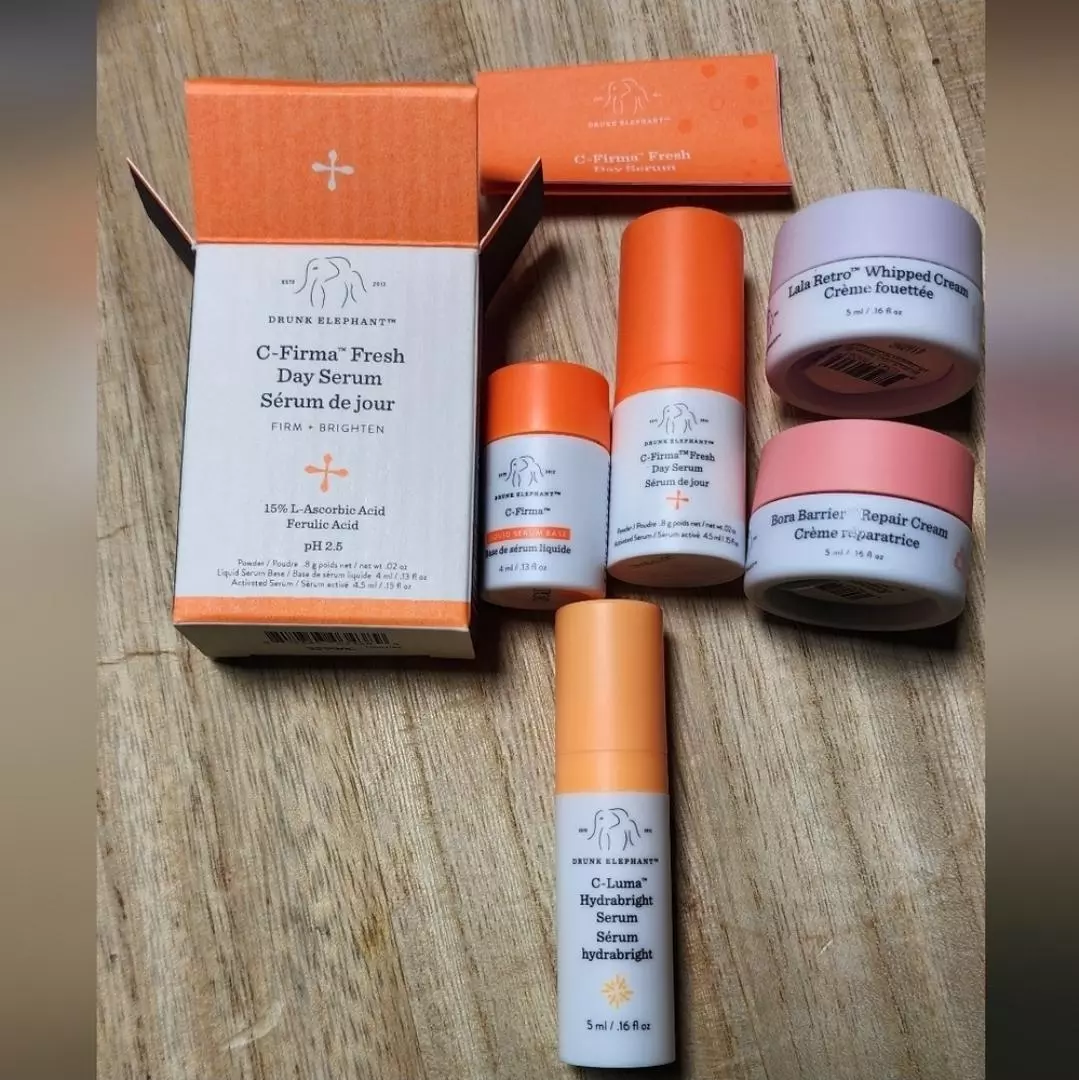 Drunk Elephant Skincare 5pcs set Face serum & Face cream thumbnail