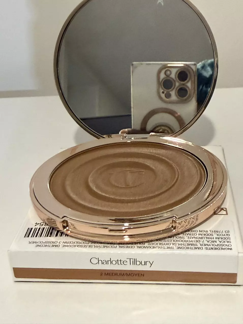 Charlotte Tilbury Beautiful Skin Sun-Kissed Glow Cream Bronzer - 02 Medium thumbnail