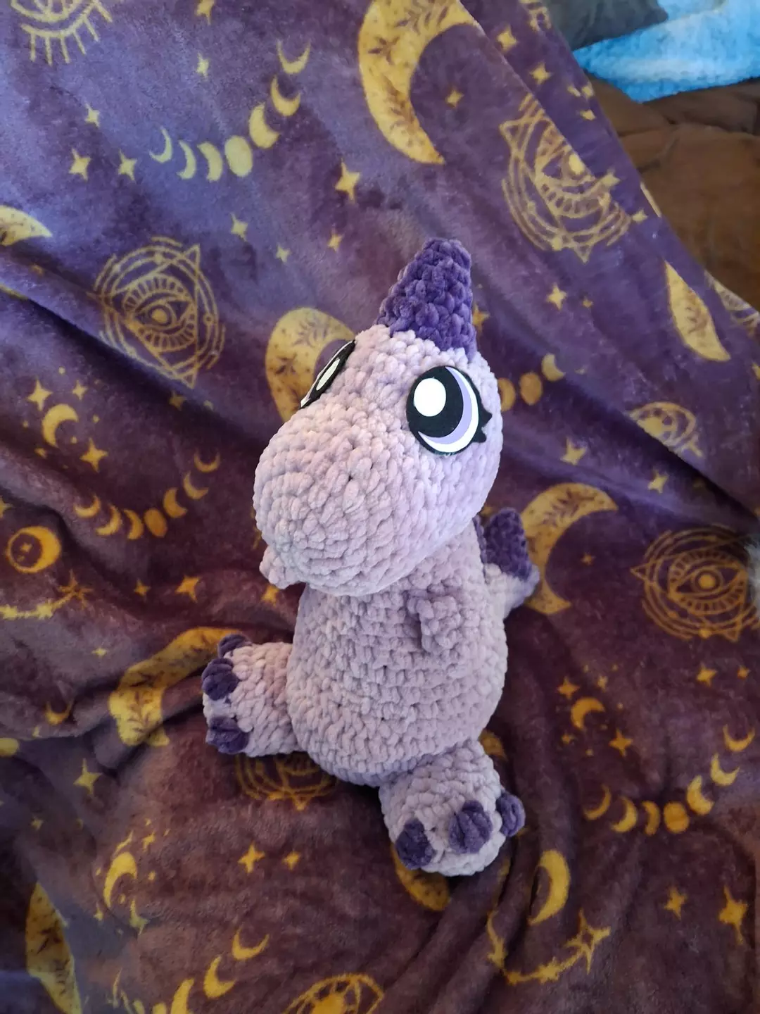 Dino plush- purple thumbnail
