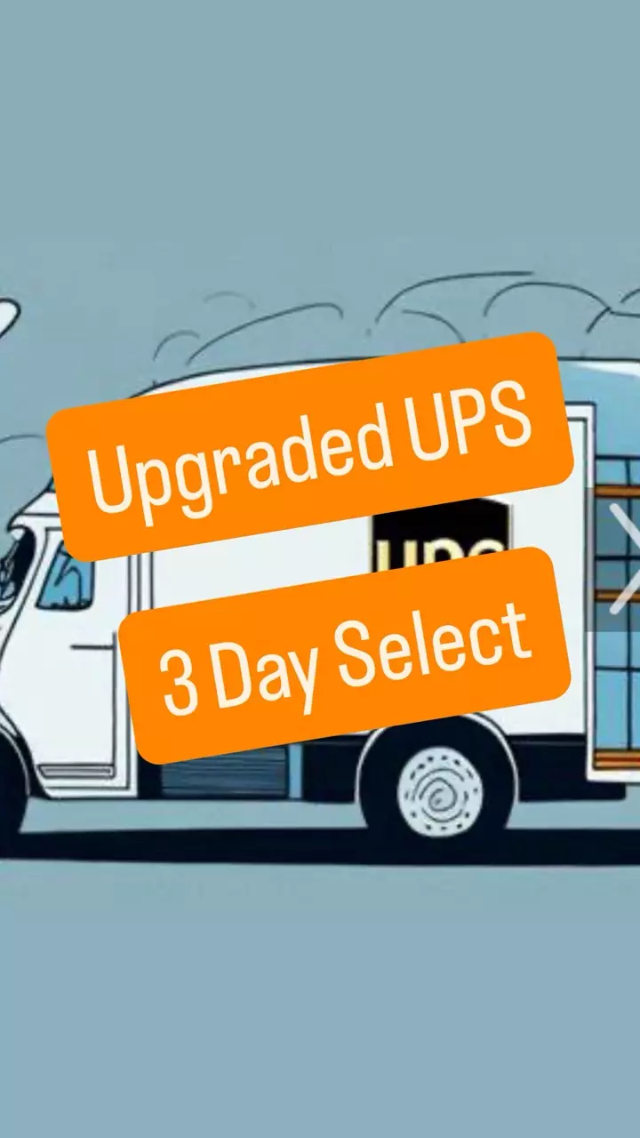 Upgraded shipping with UPS 3-Day thumbnail