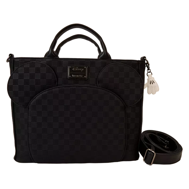 Checkerboard Mickey Loungefly Tote  thumbnail