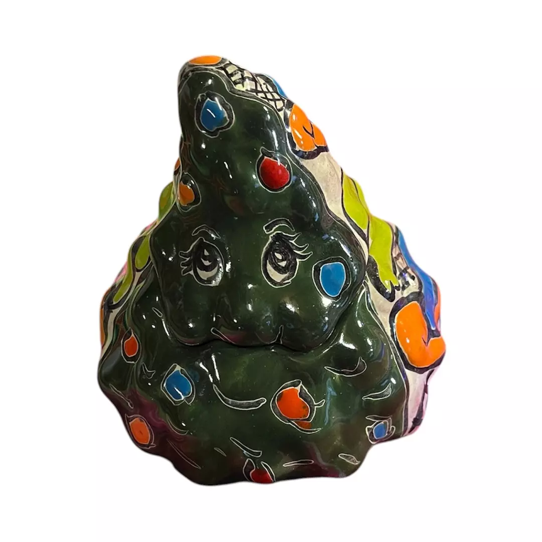 Item # 743 Talavera Christmas Jewelry Box  thumbnail