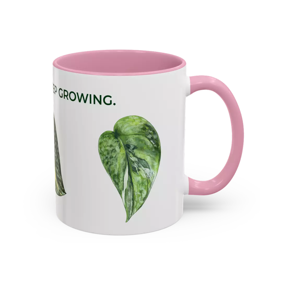 Stay Rooted. Keep Growing Mug - PINK thumbnail