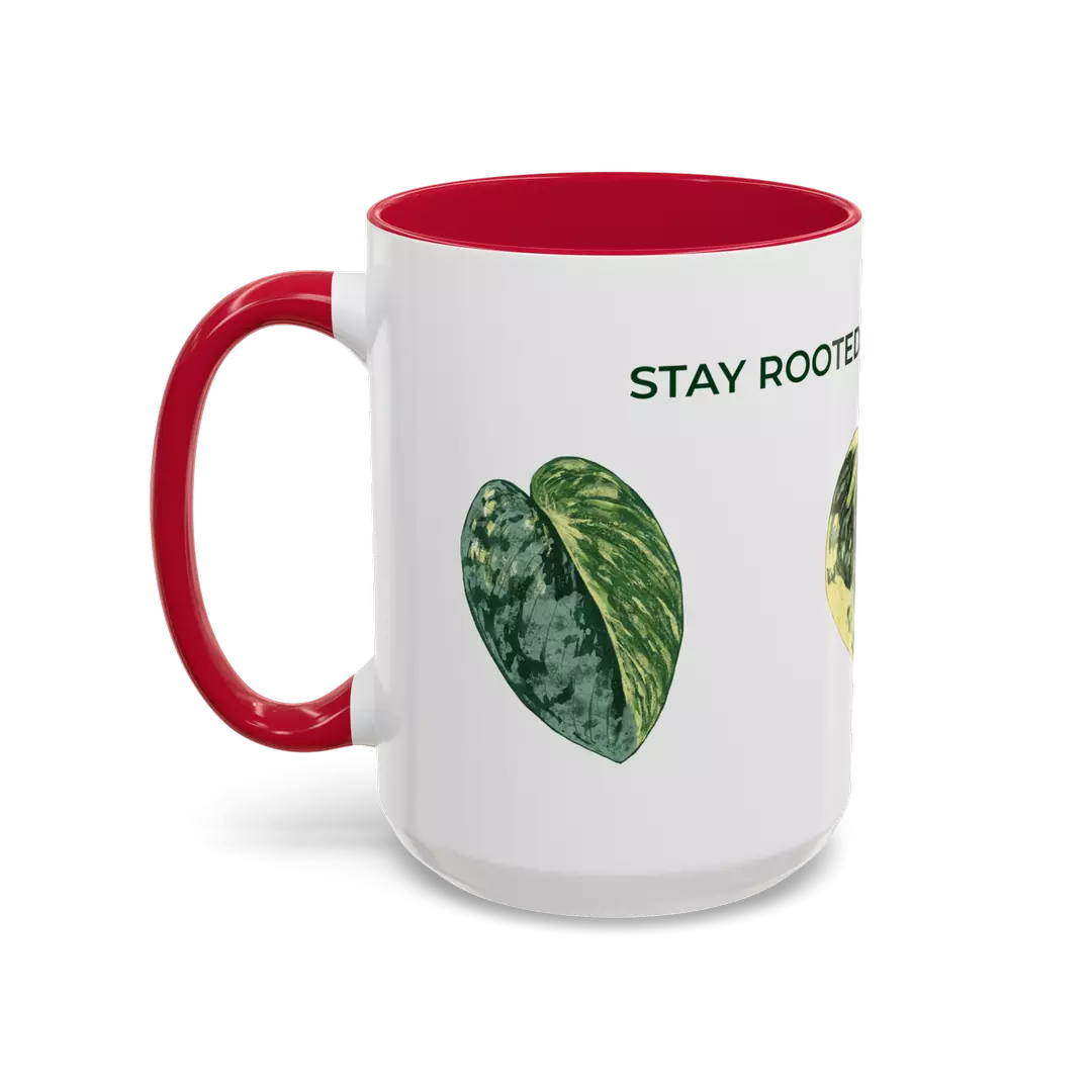 Stay Rooted. Keep Growing Mug - RED thumbnail