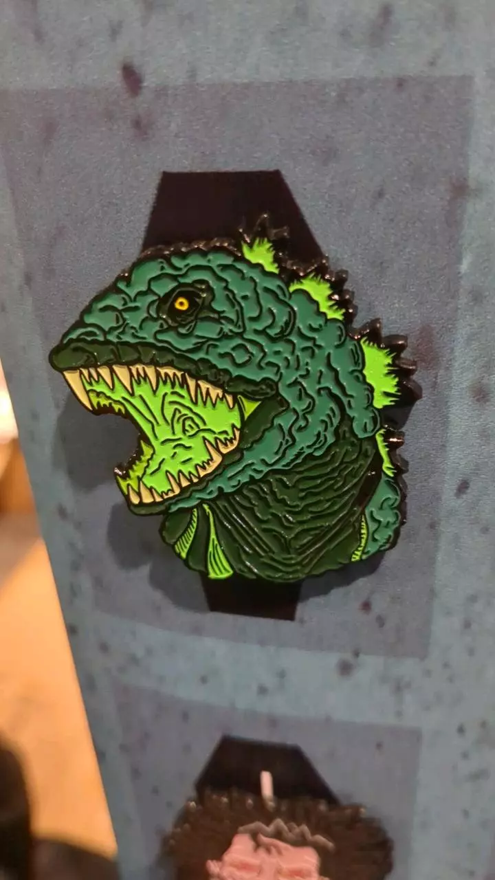 Atomic Lizard enamel pin thumbnail