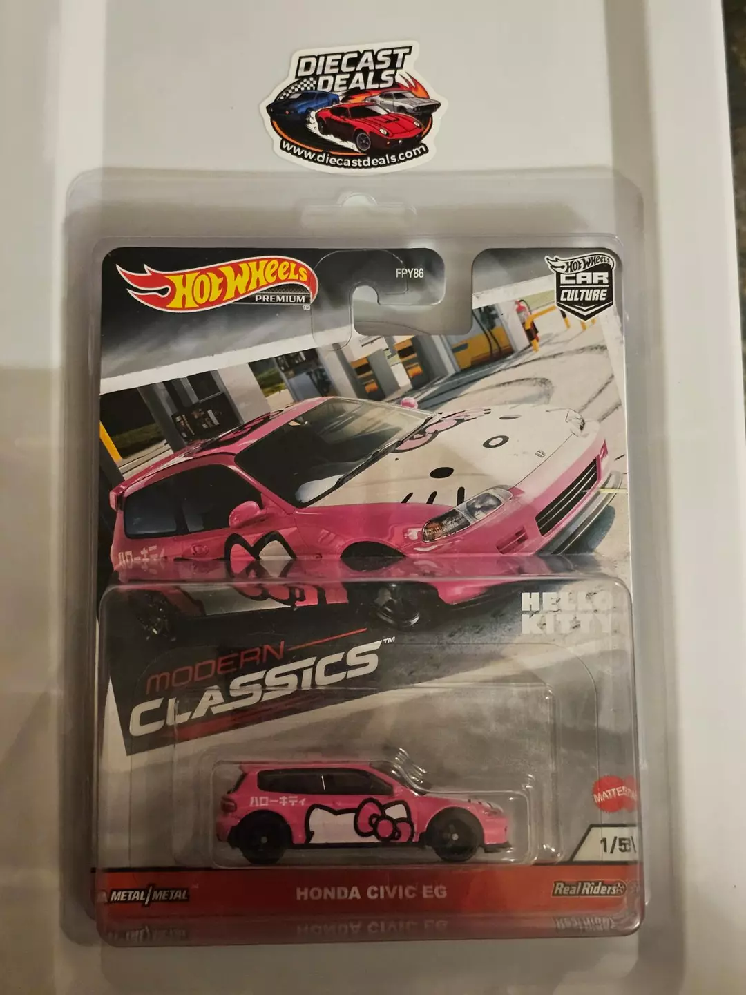 Hot Wheels Hello Kitty Civic thumbnail