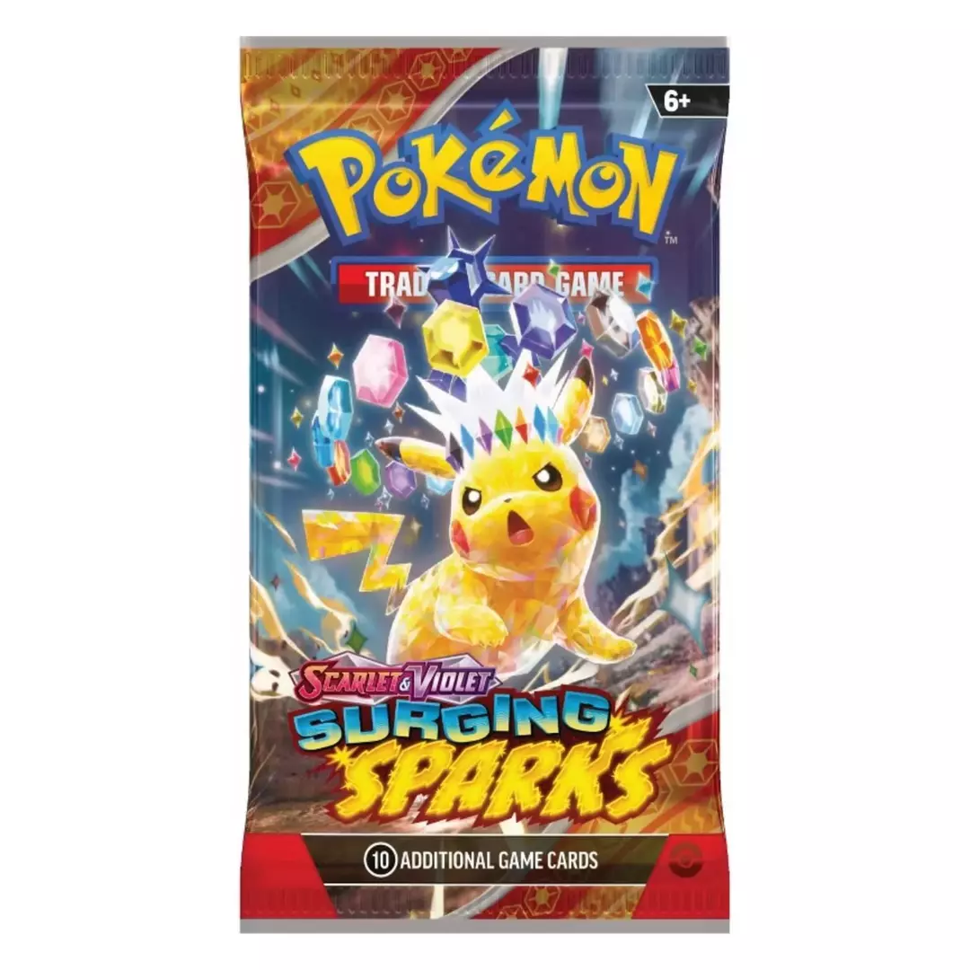 Pokemon Surging Sparks Booster Pack (random art) thumbnail
