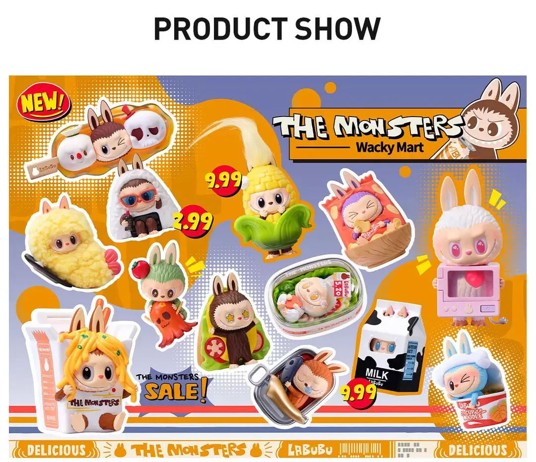 POP MART THE MONSTERS – Wacky Mart Series Blind Box 100% Authentic thumbnail