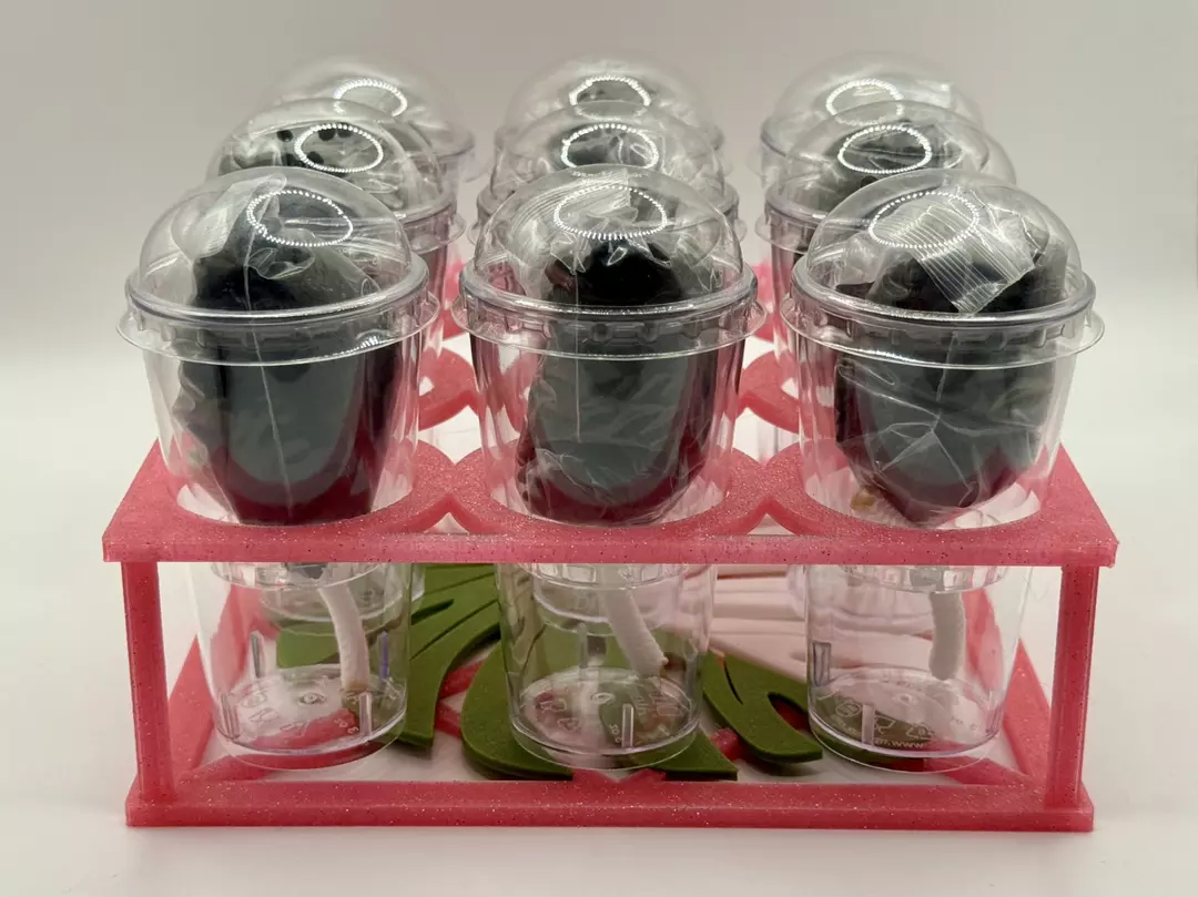 Glitter Pink Corm Cup Kit - 9 Cup thumbnail