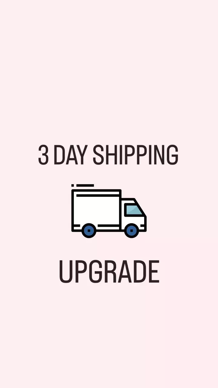 3 day shipping upgrade! thumbnail