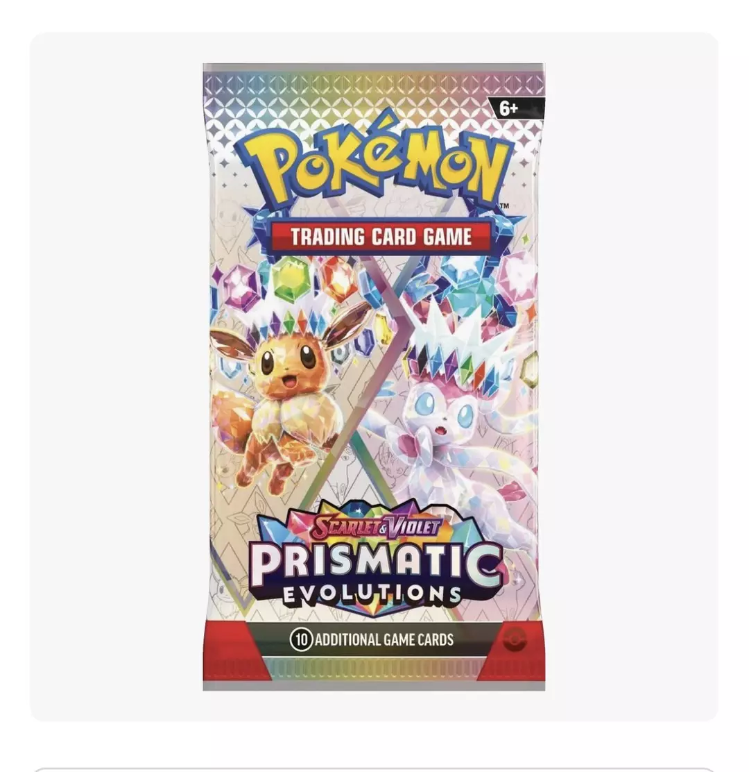Pokemon Prismatic Evolution Booster Pack thumbnail