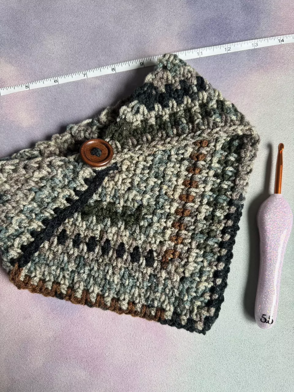 Crochet Moss Stitch Dog Bandana Pattern thumbnail