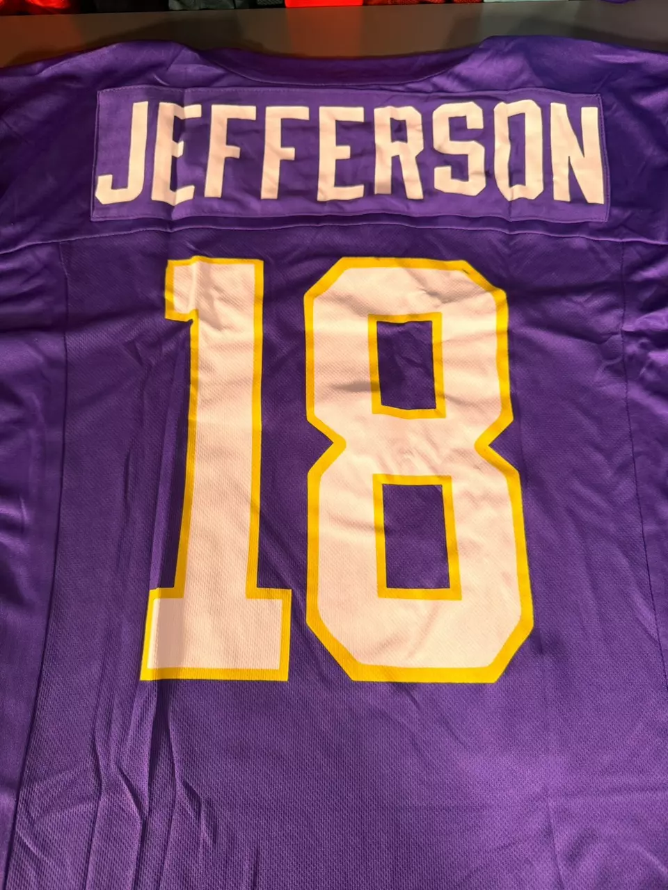 Justin Jefferson Minnesota Vikings Custom XL Jersey thumbnail