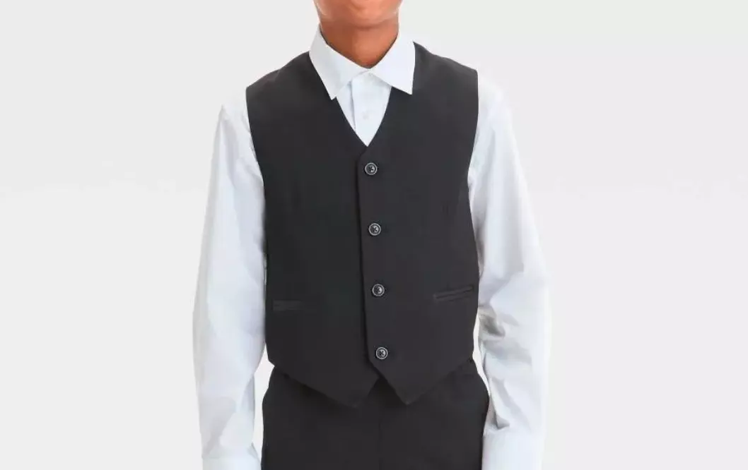 $25 New Boys' Tuxedo Suit Jacket - Cat & Jack™ Black 12 thumbnail