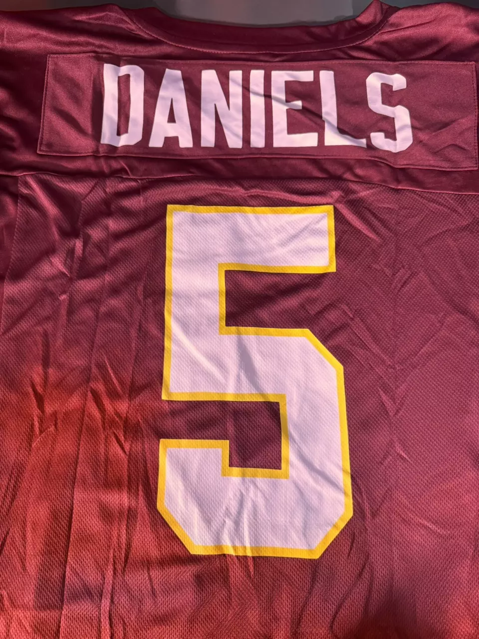 Jayden Daniels Washington Commanders Custom XL Jersey thumbnail