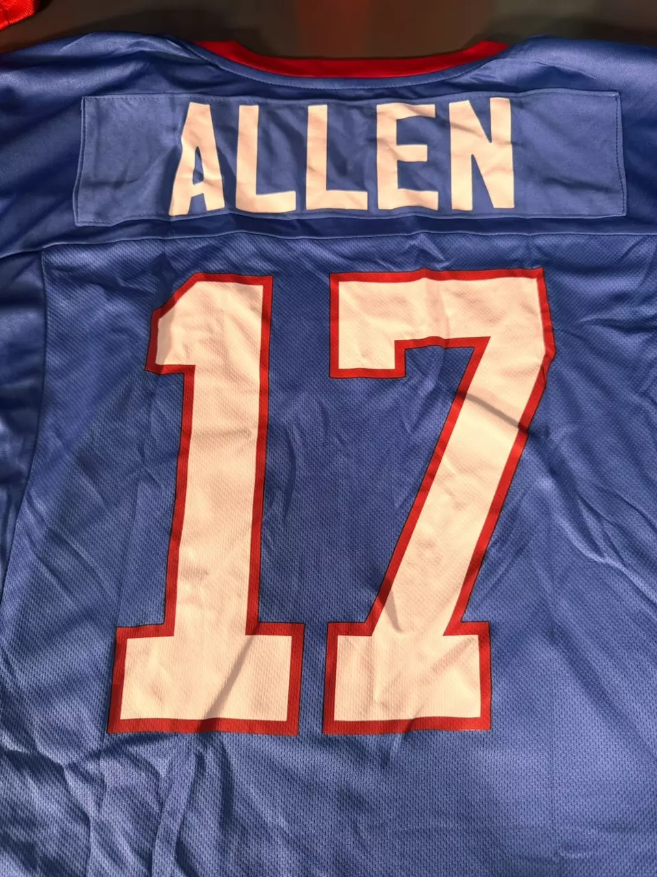Josh Allen Buffalo Bills Custom XL Jersey thumbnail