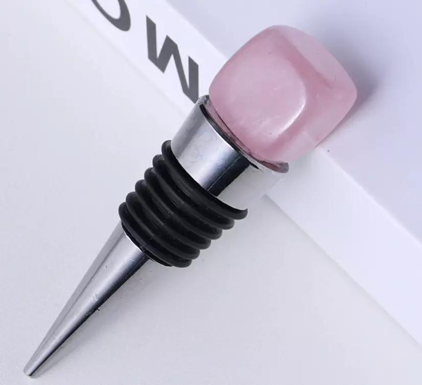 Natural Raw Crystal Wine Stopper -QT2511A61 thumbnail