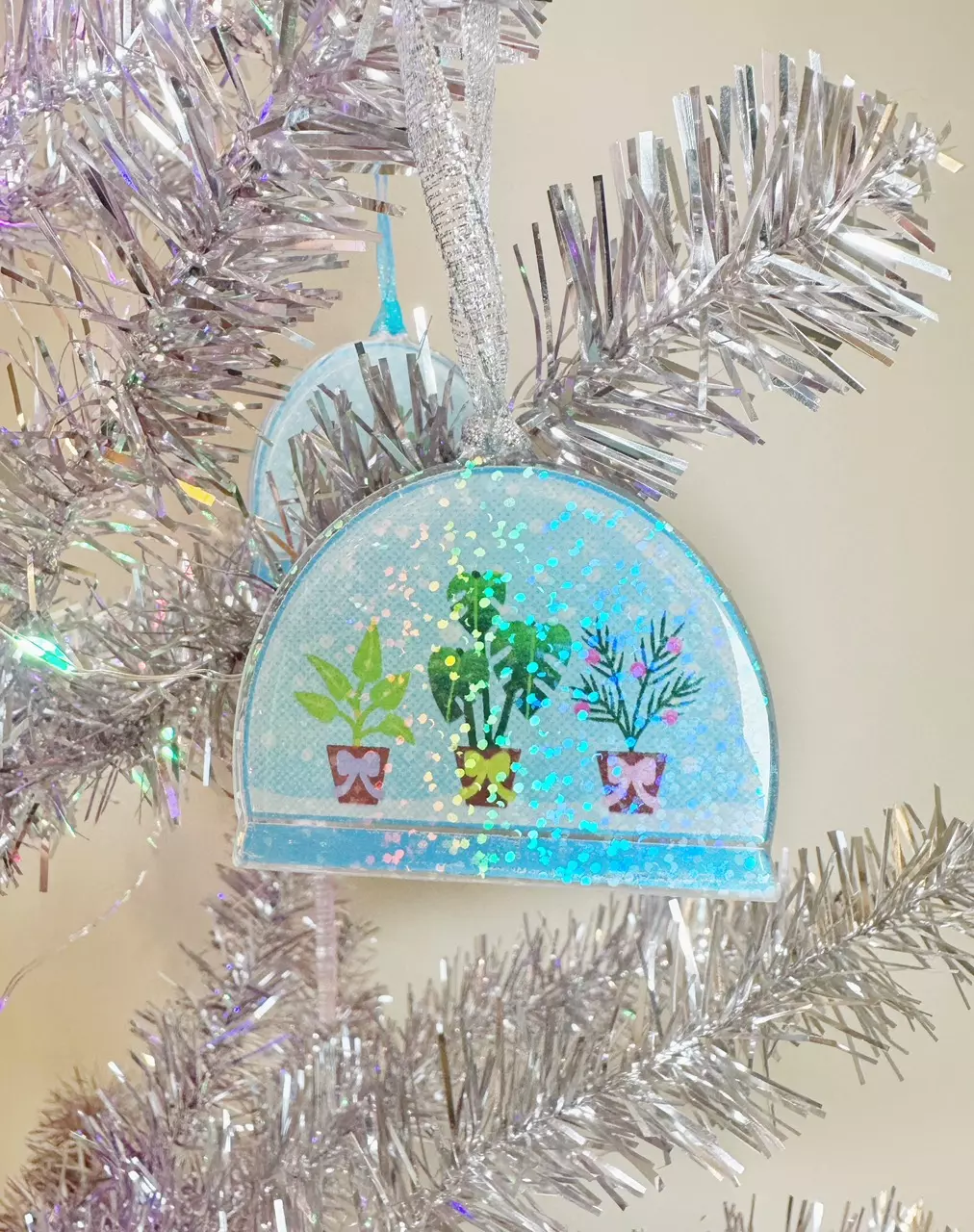 Plant Snowglobe Shimmer Ornament thumbnail