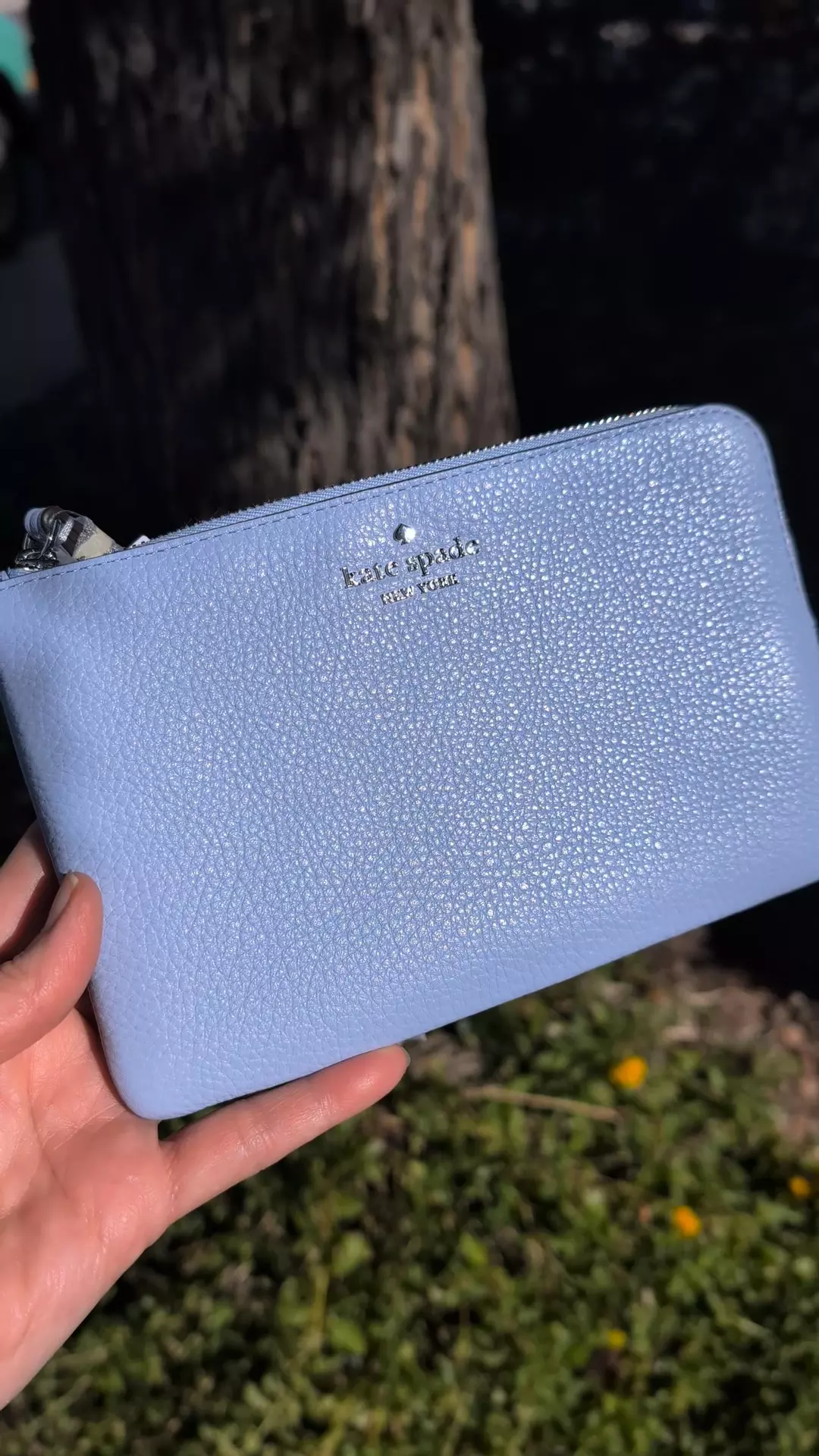 Kate Spade Medium L Zip Wristlet in Serenity thumbnail