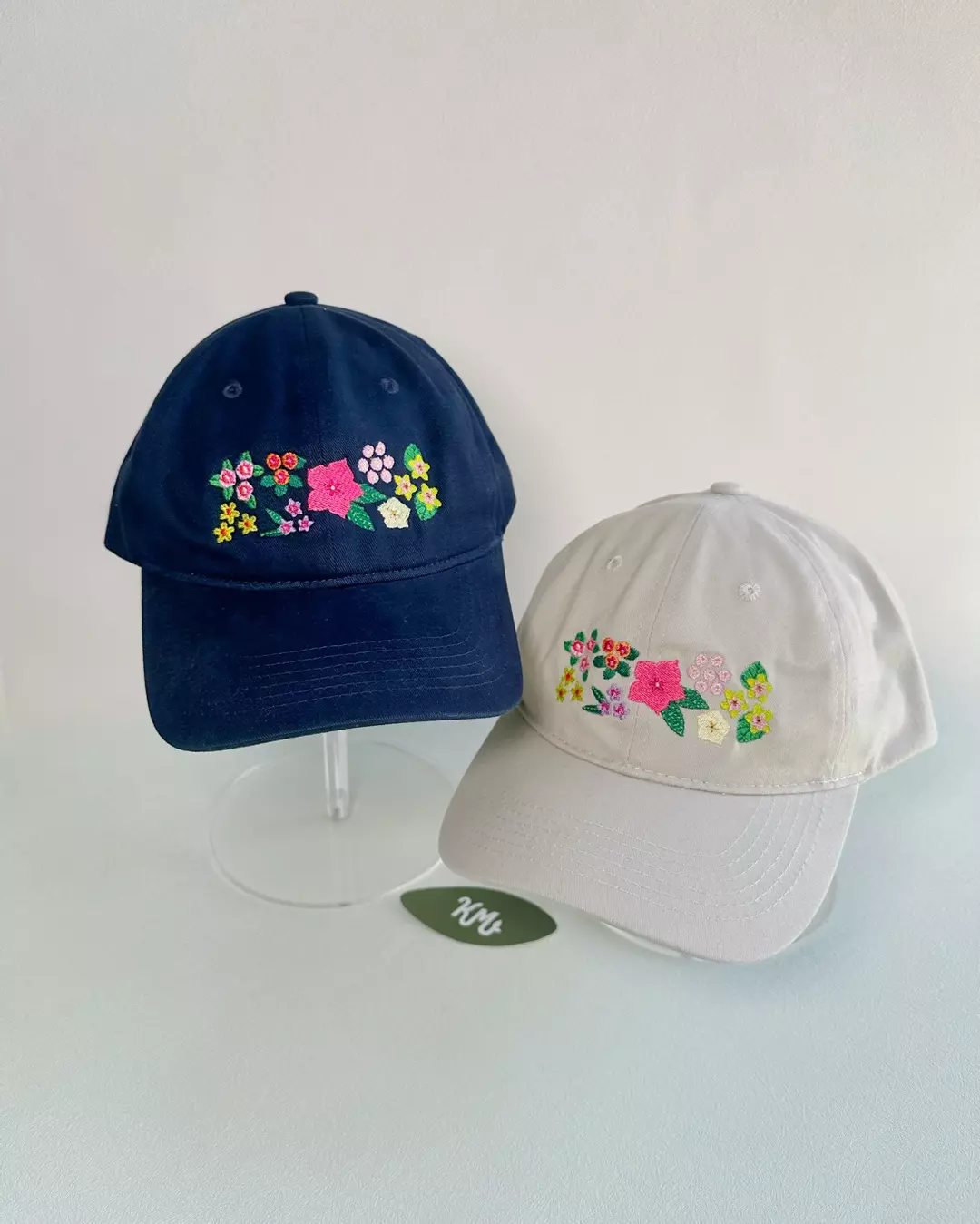 Hoya Leaves & Flowers Embroidered Baseball Cap thumbnail
