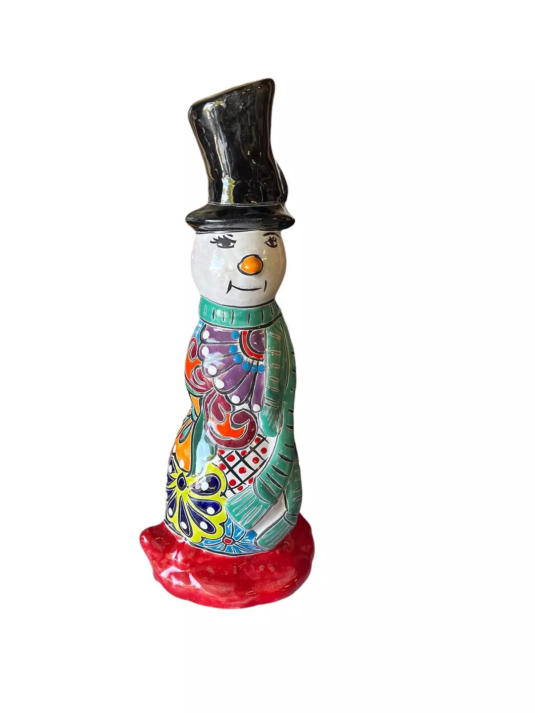 Item # 761 Talavera Snowman thumbnail