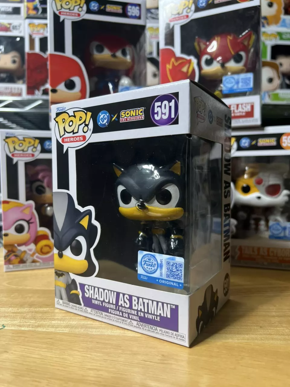 Funko Pop! #591 Shadow As Batman, Sonic The Headgehog - Target Exclusive thumbnail