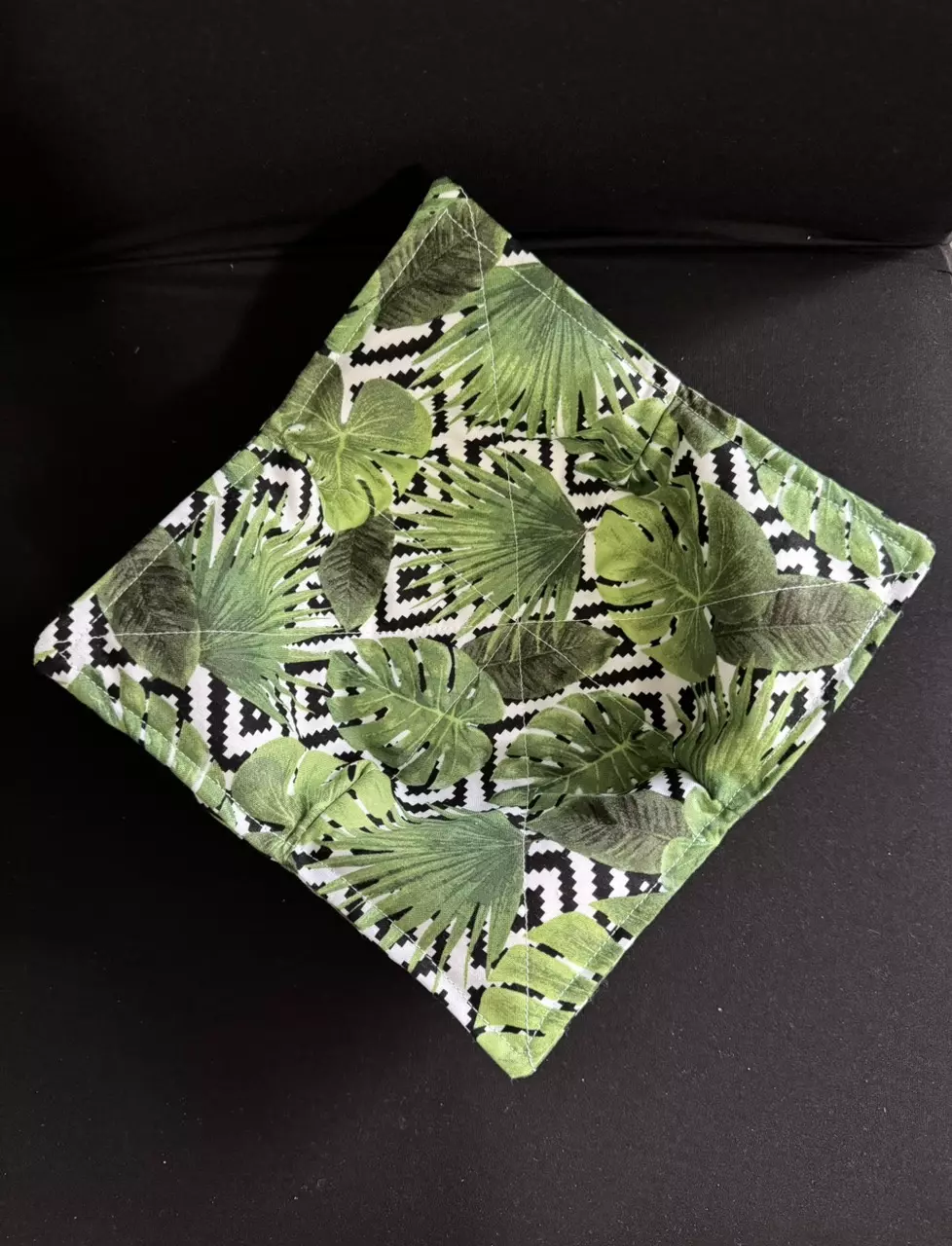 Tropical plant microwaveable bowl cozy #2 thumbnail