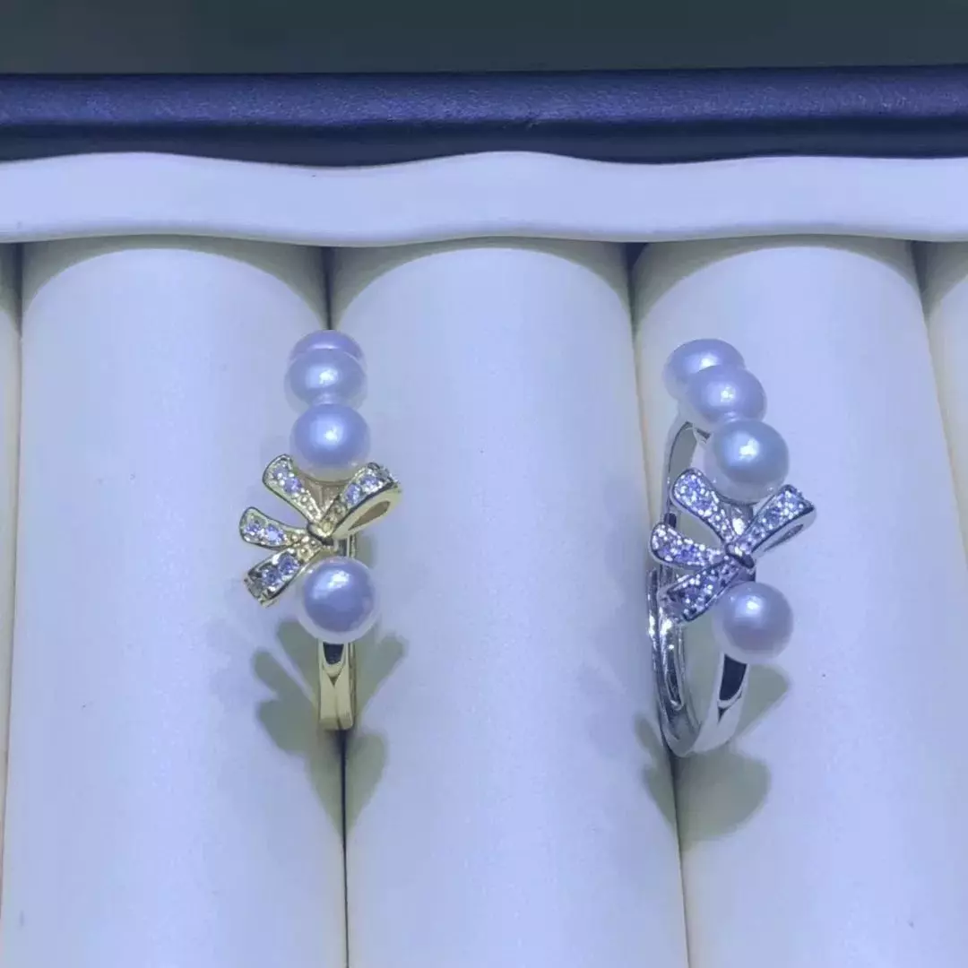S925 ring accessories no pearls including thumbnail