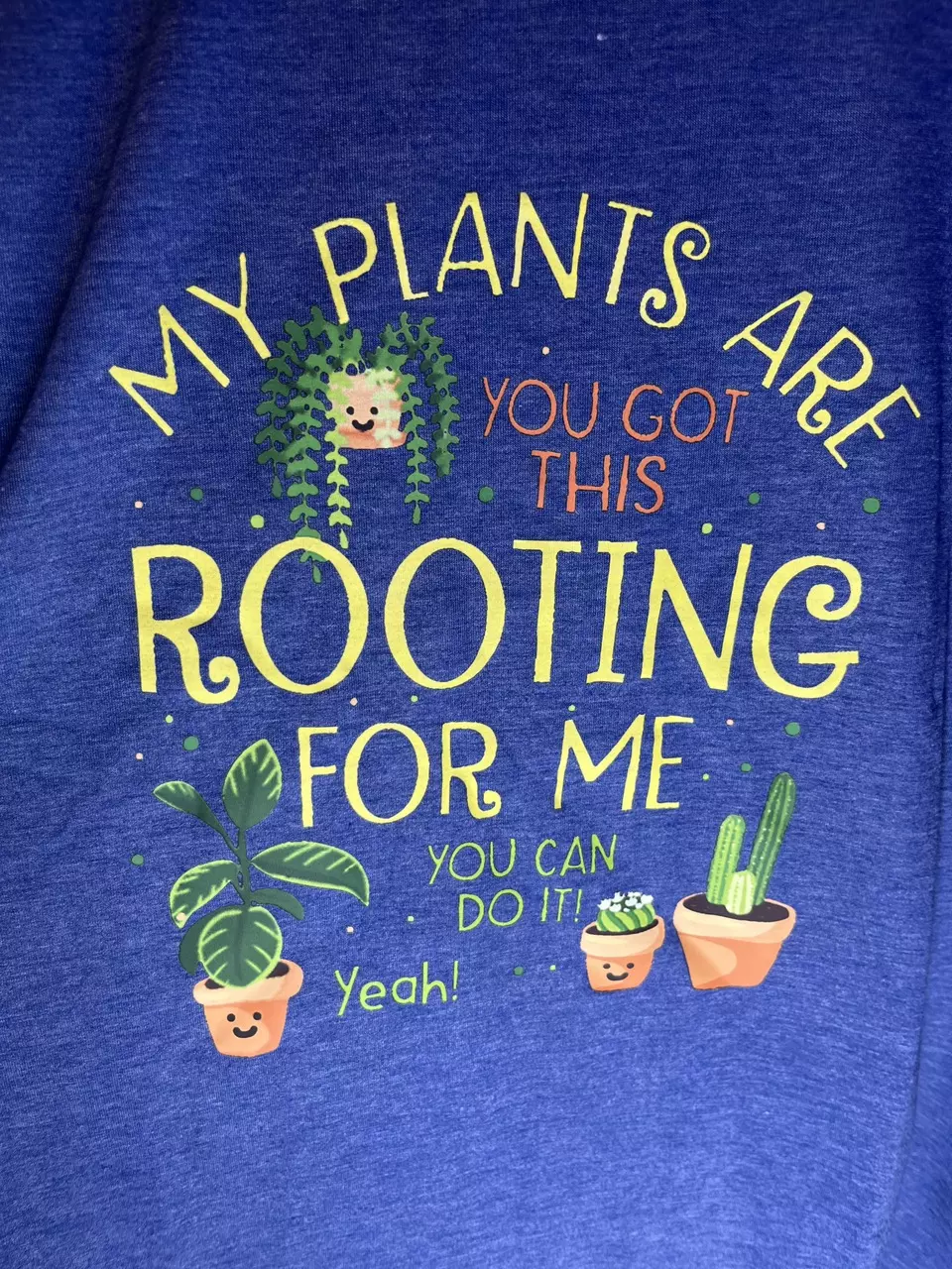 LG T-shirt, My Plants are rooting for me! thumbnail