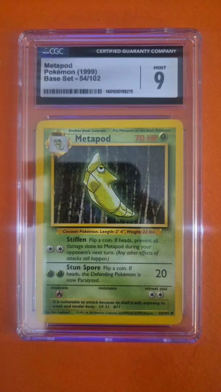 Metapod 54/102 - Base Set - CGC 9 thumbnail