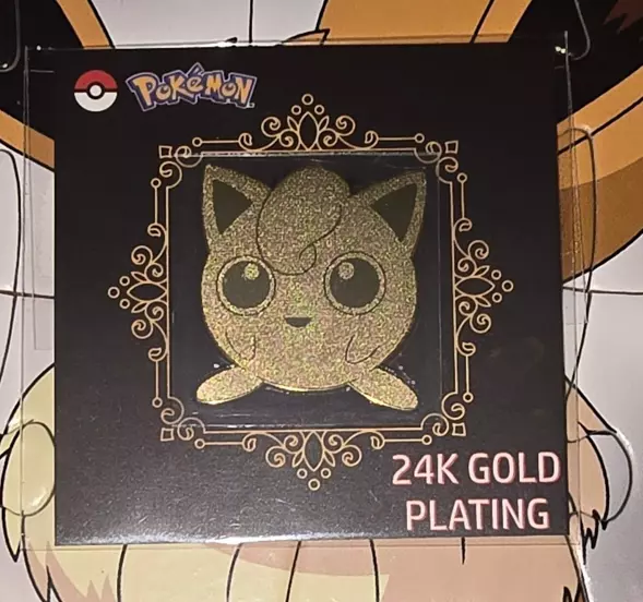 24k gold plated Sticker Jiggly Puff  thumbnail