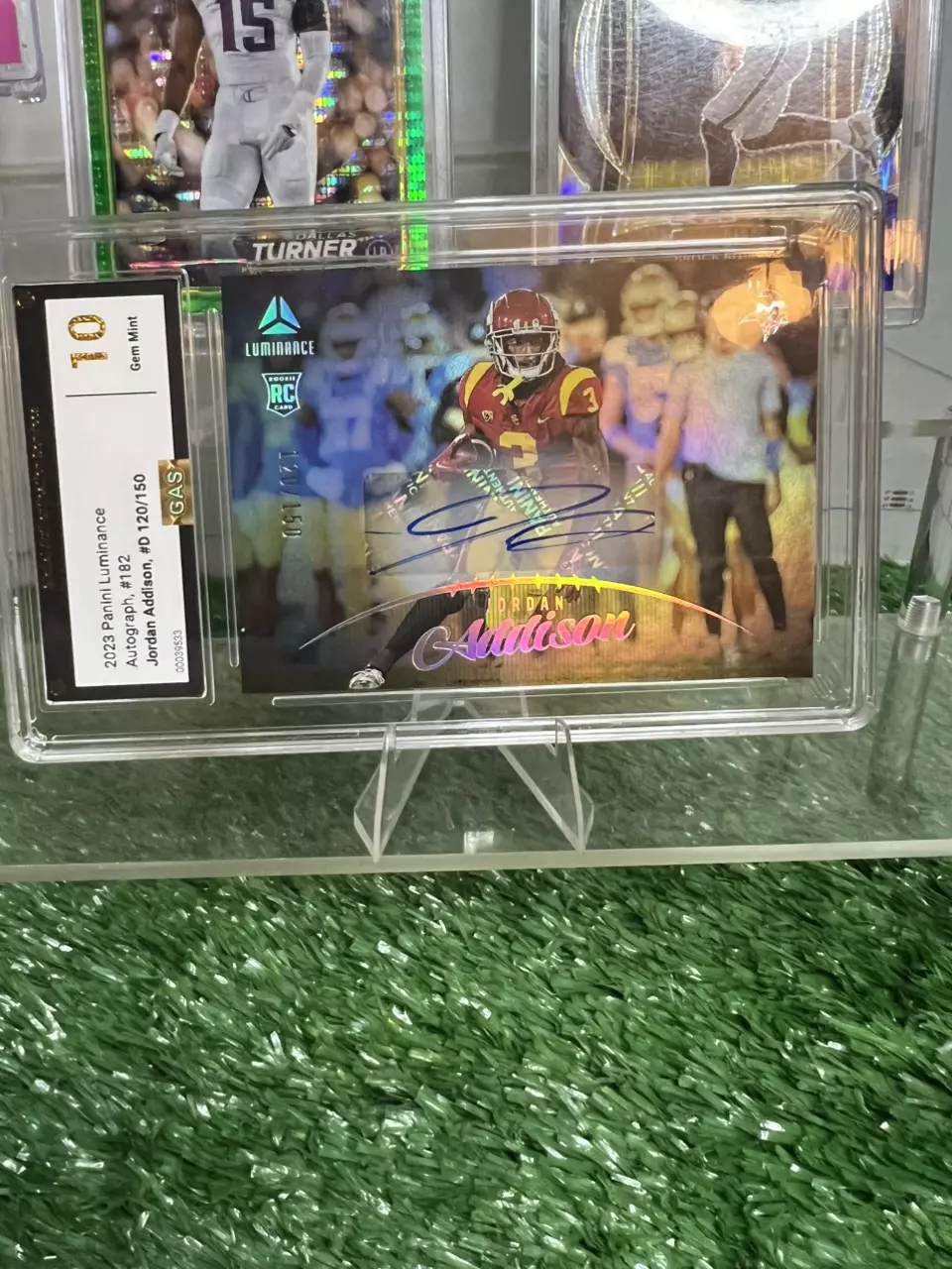 GAS 10 2023 Luminance Jordan Addison Rc auto /150 thumbnail