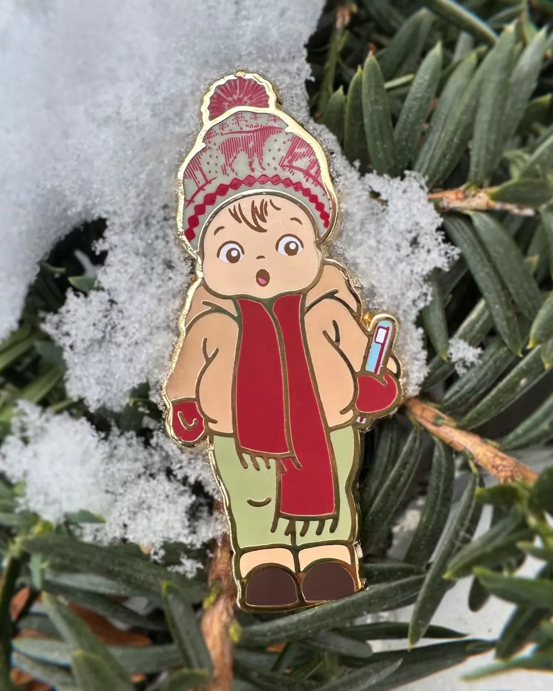 Kewpin McCallister enamel pin thumbnail