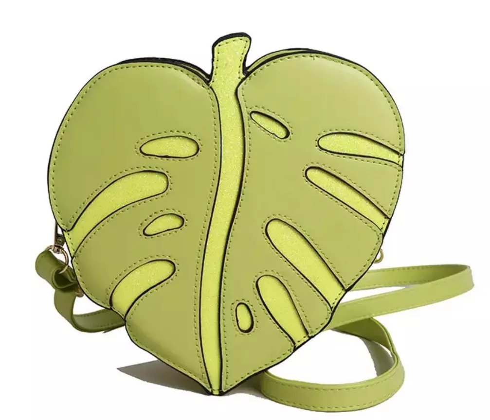 Monstera Cross body Purse thumbnail