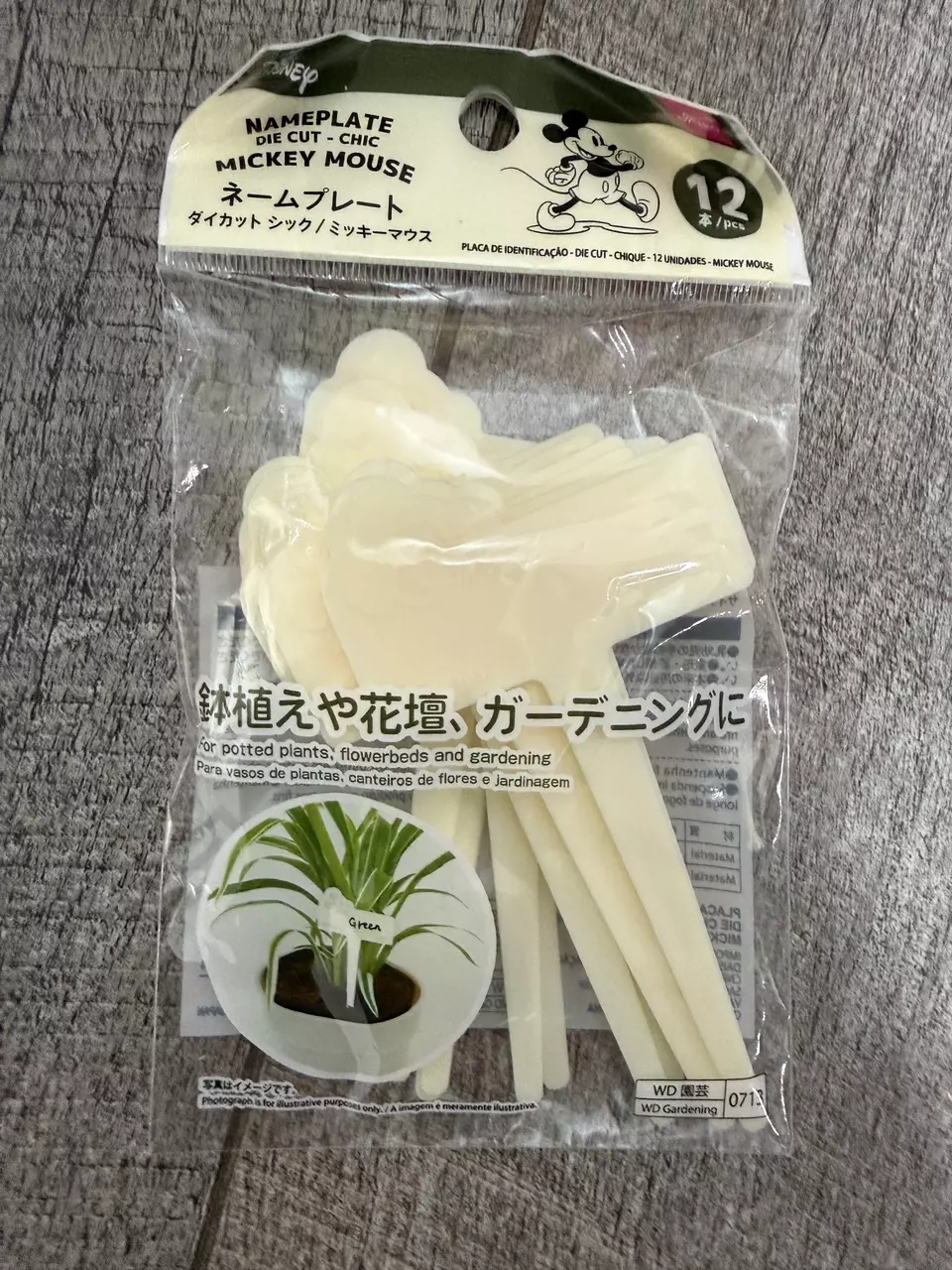 MICKEY MOUSE PLANT NAME PLATES thumbnail